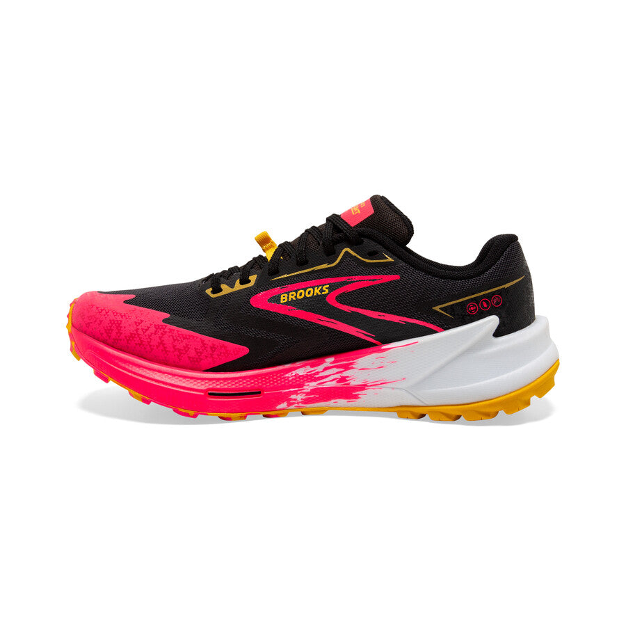 Brooks Catamount 3 | Black / Diva Pink / Lemon | Womens