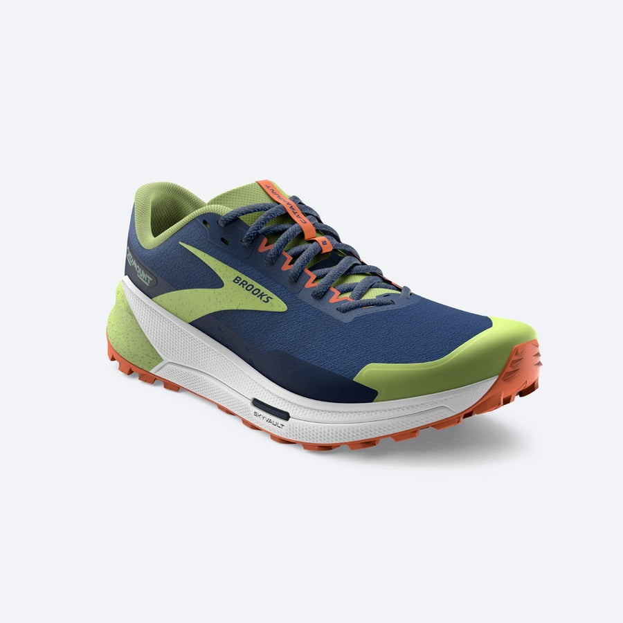 Brooks Catamount 2 | Navy / Firecracker / Sharp Green | Mens