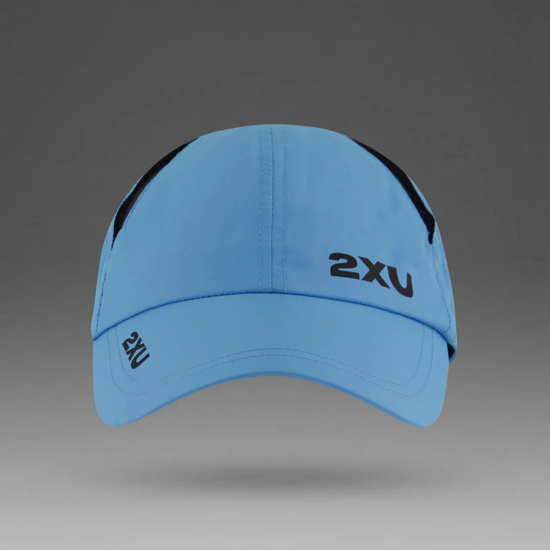 2XU Run Cap | Azure Blue / Black