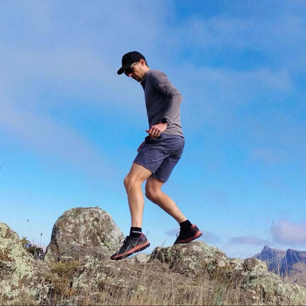 Creepers Merino Toe Socks | Quarter Crew | Black