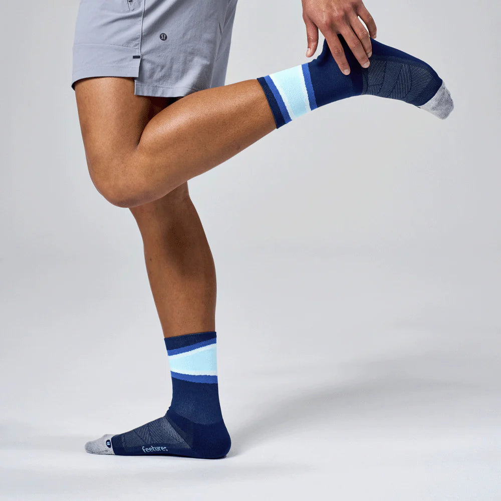 Feetures Elite | Light Cushion | Mini-Crew | Blue Bounce