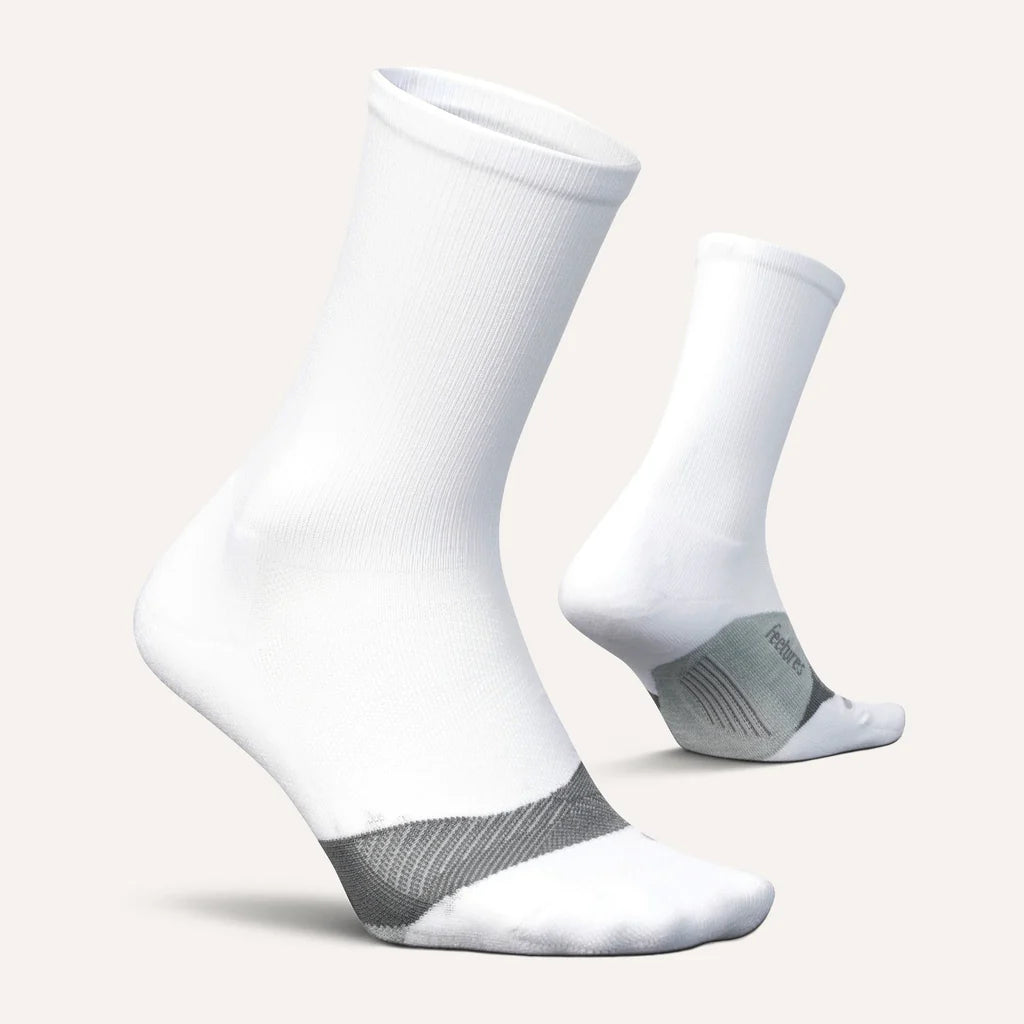 Feetures Elite | Light Cushion | Mini-Crew | White