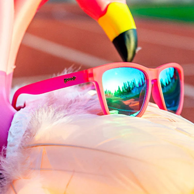 goodr Sunglasses | The OGs | Flamingos on a Booze Cruise