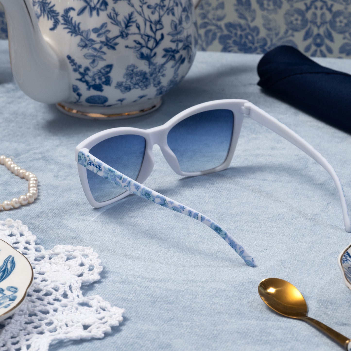 goodr Sunglasses | Pop Gs | Partial to Porcelain