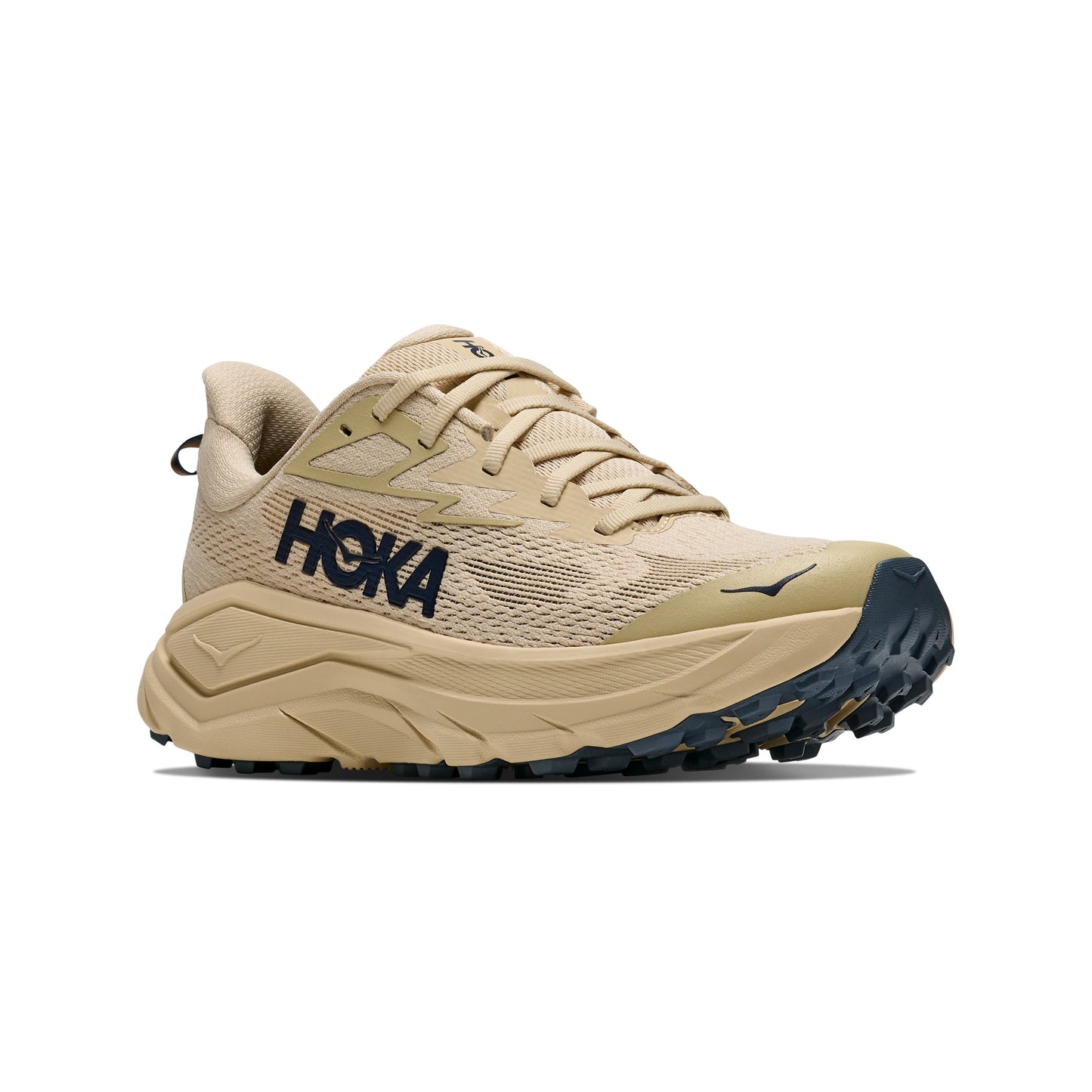 Hoka Challenger 8 Wide | Barley Flour / Faded Navy | Womens