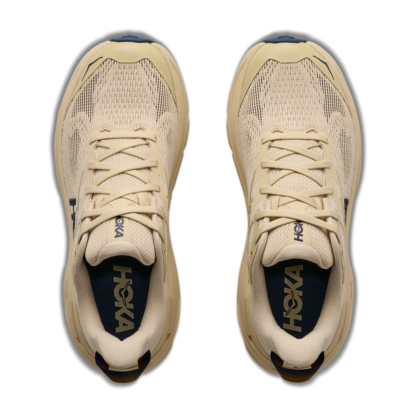 Hoka Challenger 8 Wide | Barley Flour / Faded Navy | Womens