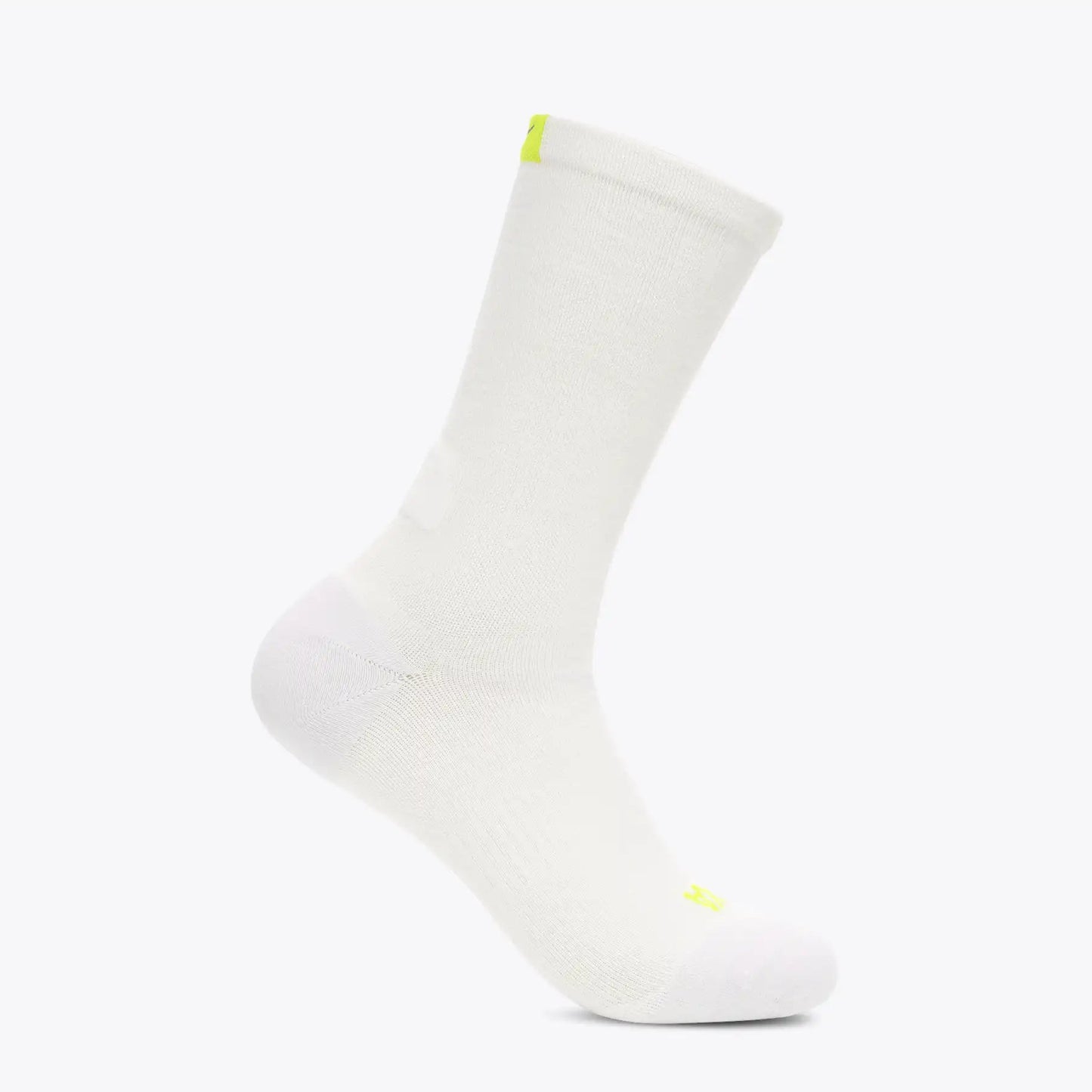Hoka Clifton Crew Run Sock | White