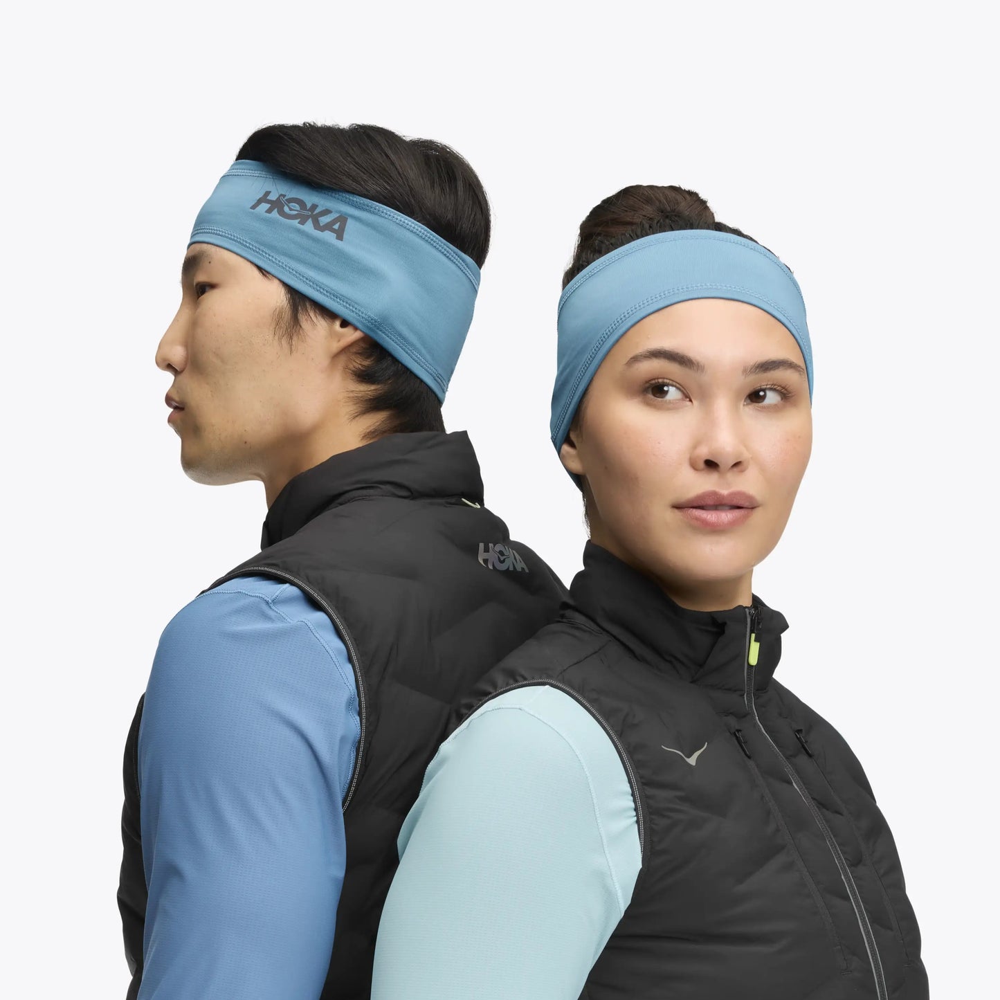 Hoka ColdSnap Fleece Headband | Alpine Blue