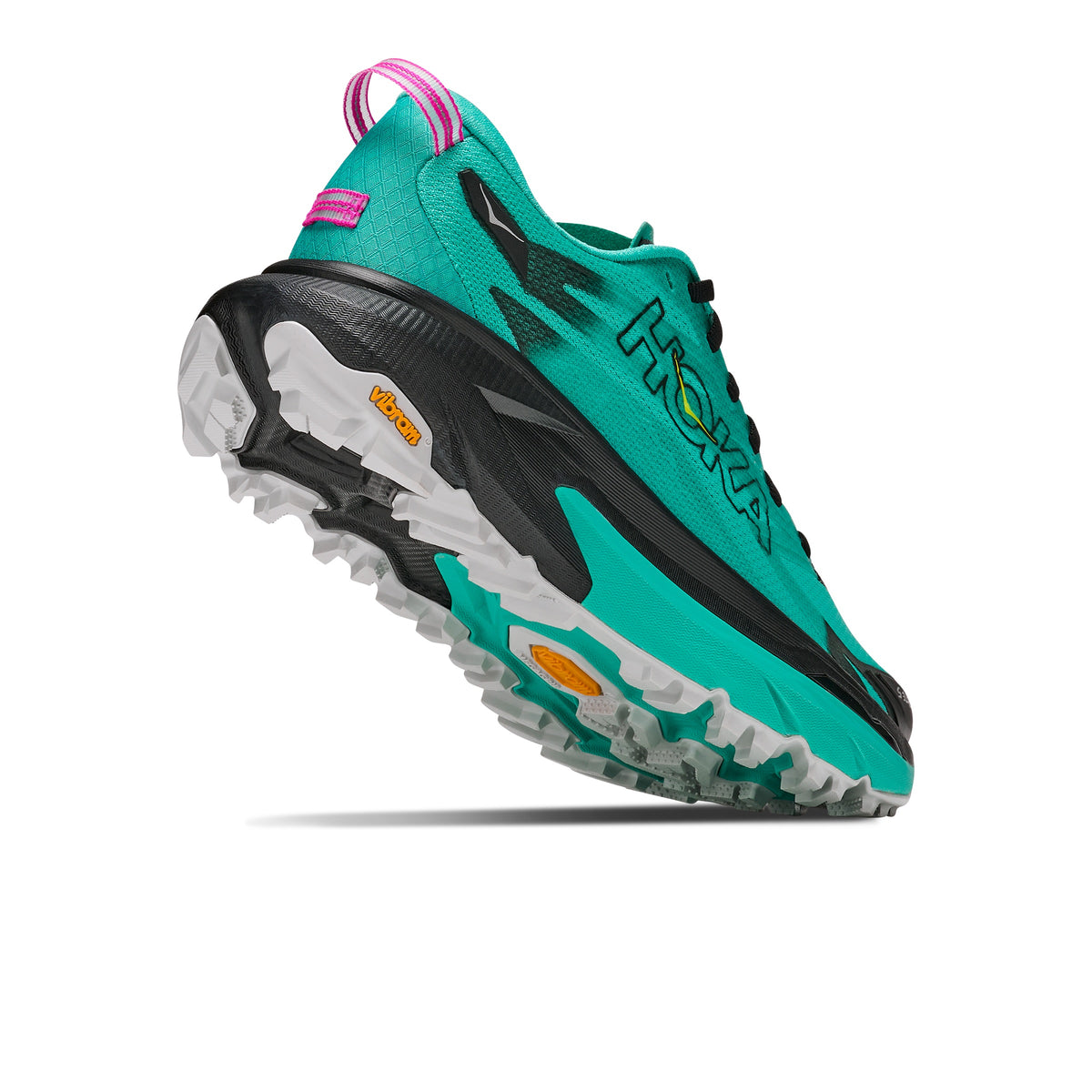Hoka Mafate 5 | Black / Electric Aqua | Womens