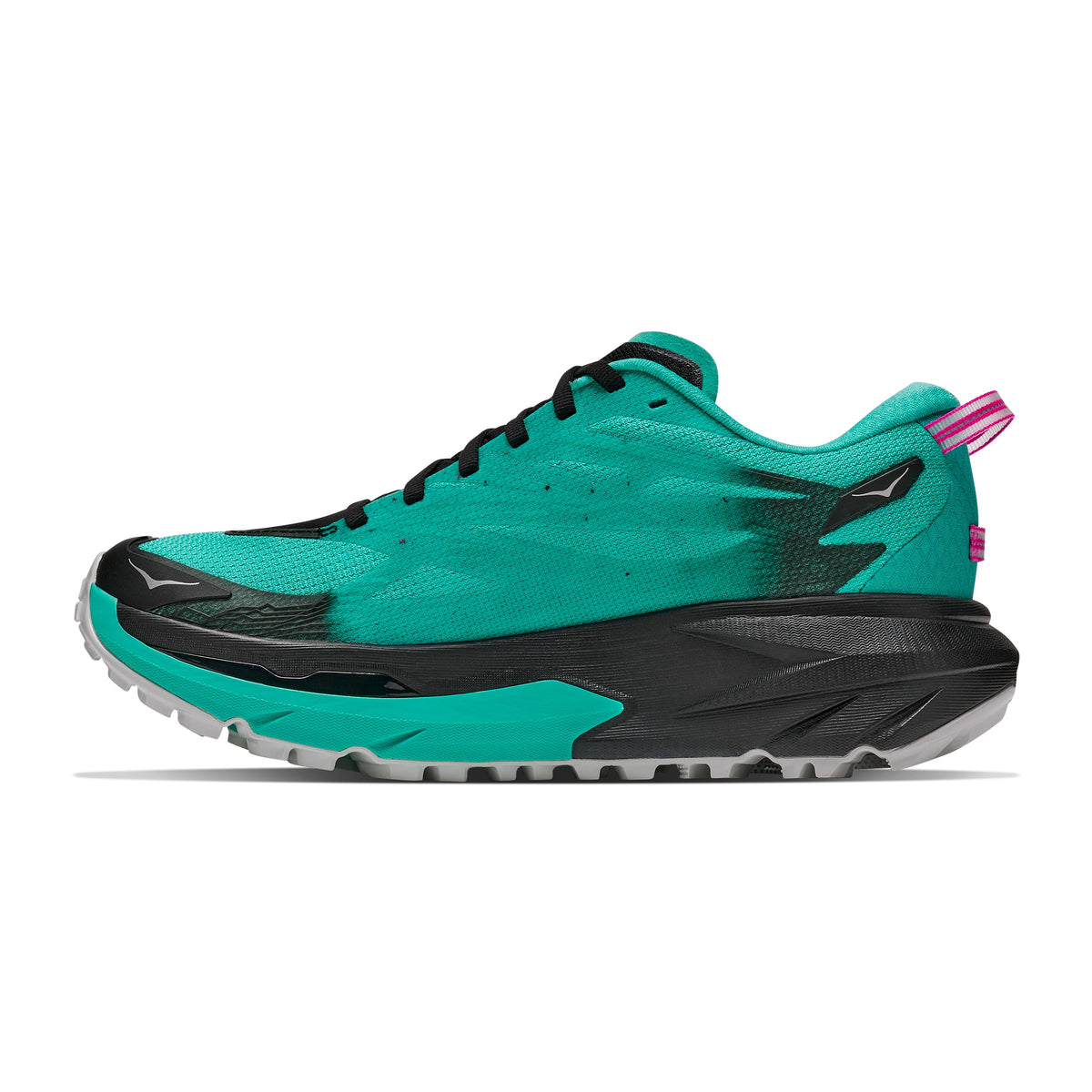 Hoka Mafate 5 | Black / Electric Aqua | Womens