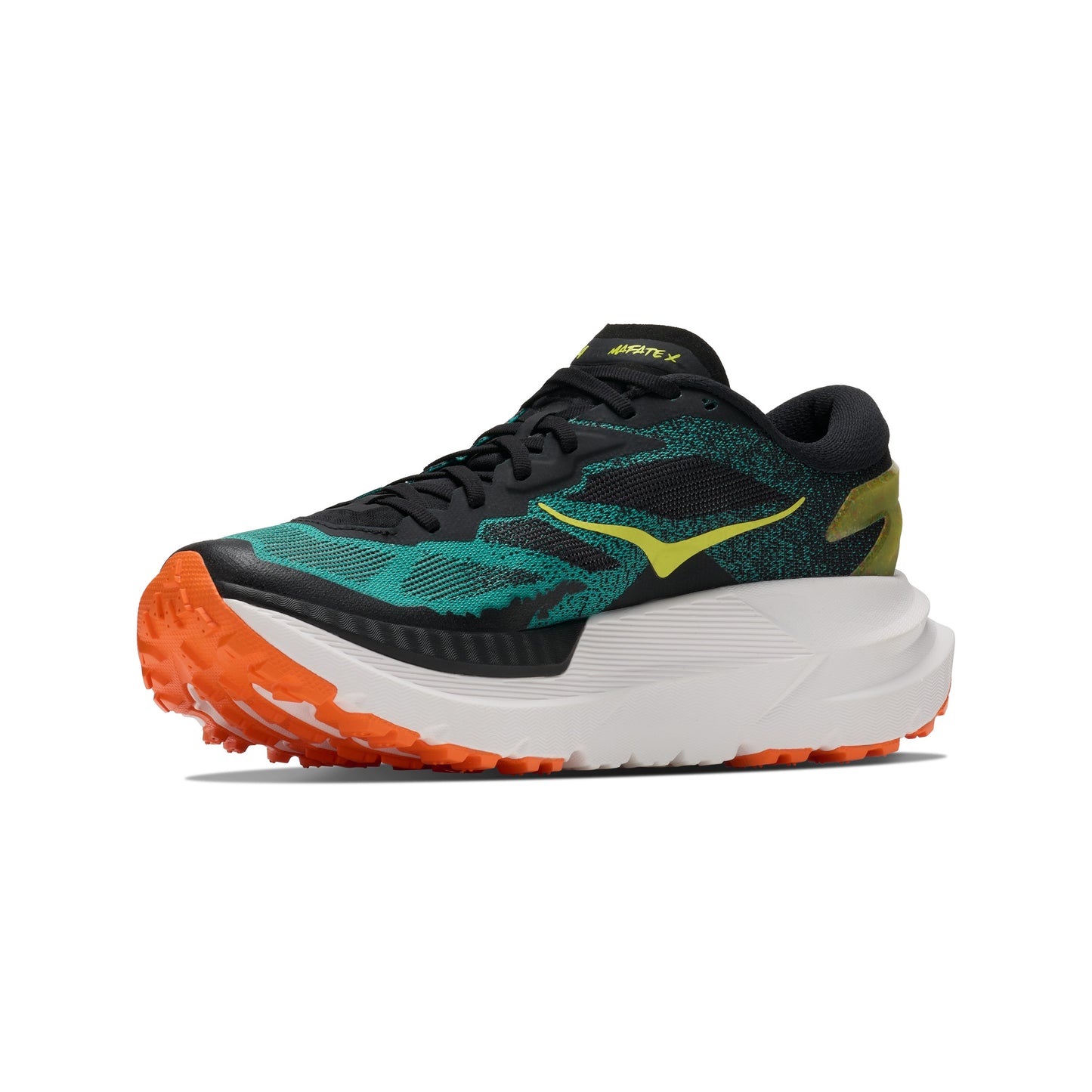 Hoka Mafate X | Black / Electric Aqua | Mens