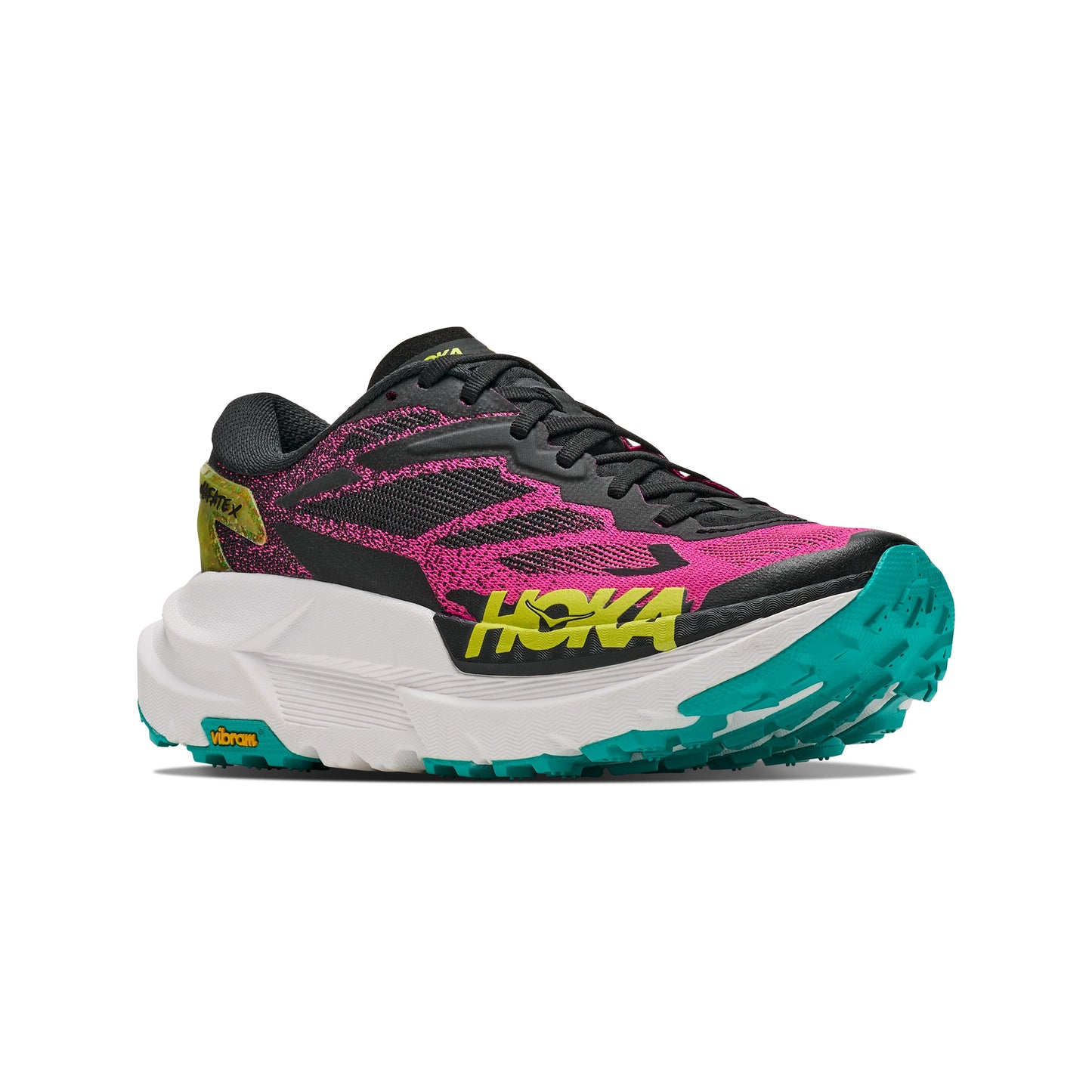 Hoka Mafate X | Black / Neon Dragonfruit | Womens