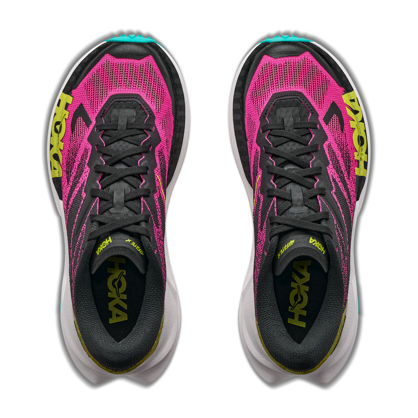 Hoka Mafate X | Black / Neon Dragonfruit | Womens