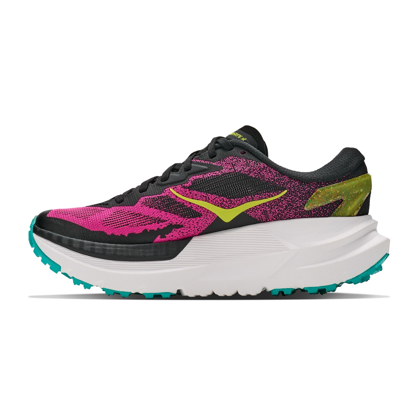 Hoka Mafate X | Black / Neon Dragonfruit | Womens