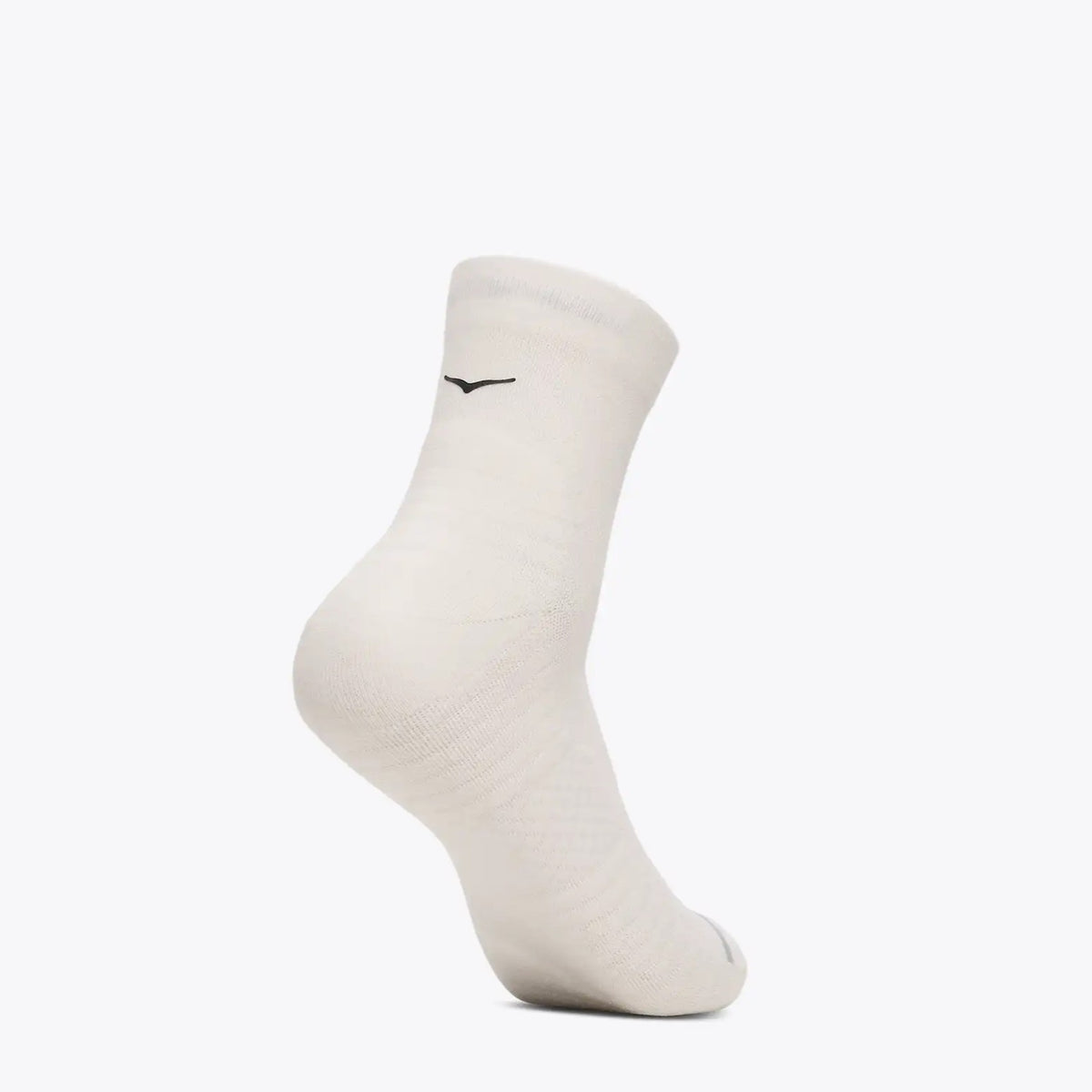 Hoka Quarter Run Sock | 3 Pack | White / White / White