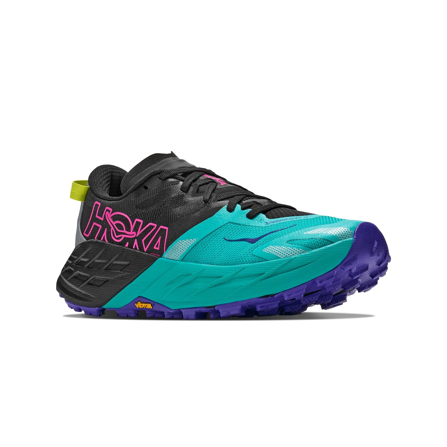Hoka Speedgoat 7 | Black / Electric Aqua | Womens
