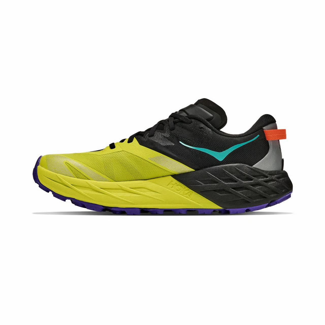 Hoka Speedgoat 7 | Black / Hoka Citrus | Mens