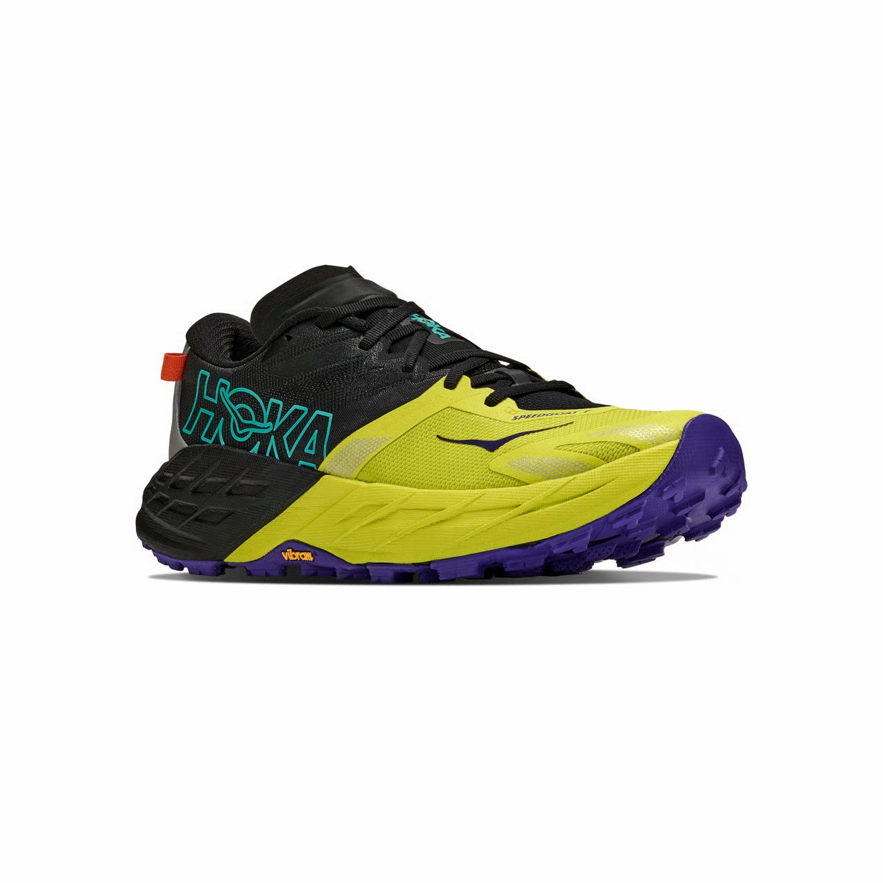 Hoka Speedgoat 7 | Black / Hoka Citrus | Mens