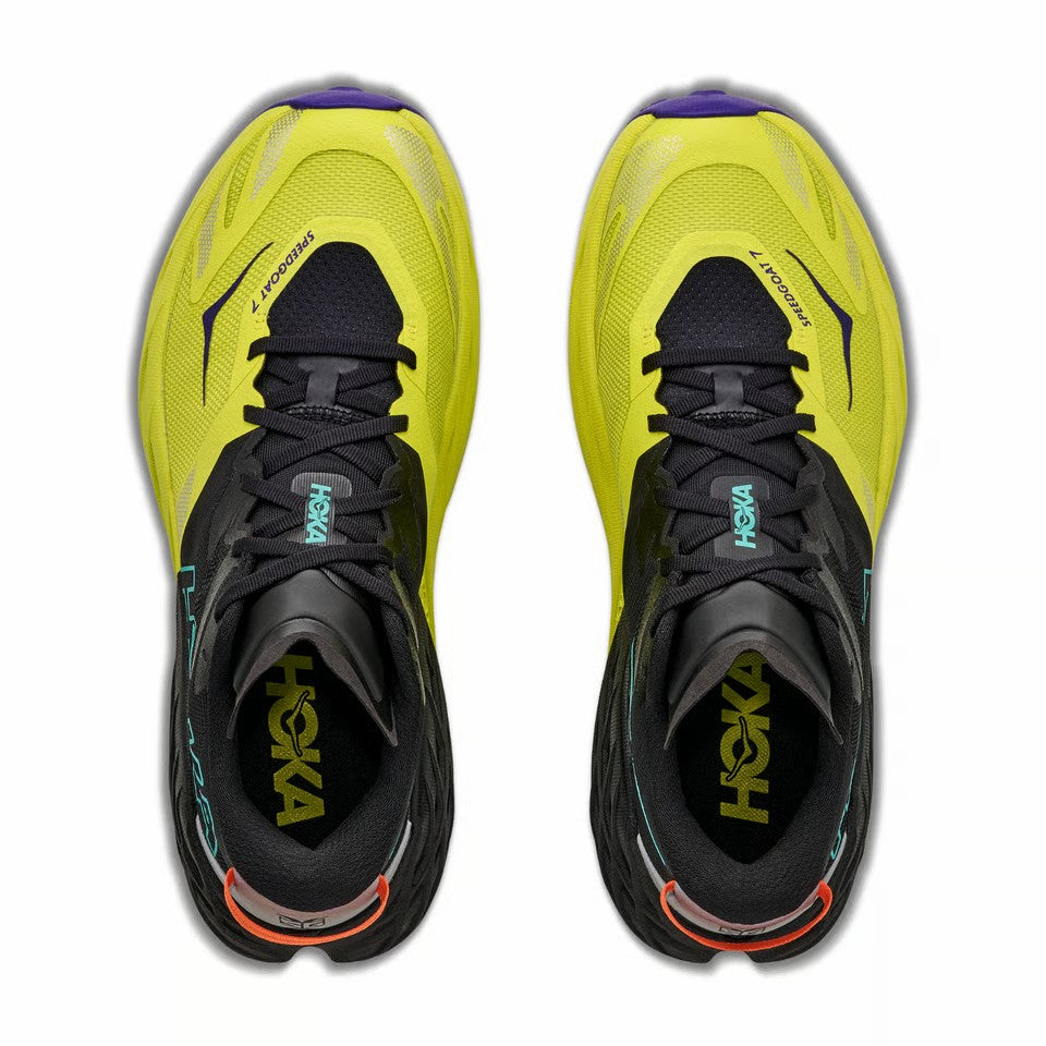Hoka Speedgoat 7 | Black / Hoka Citrus | Mens