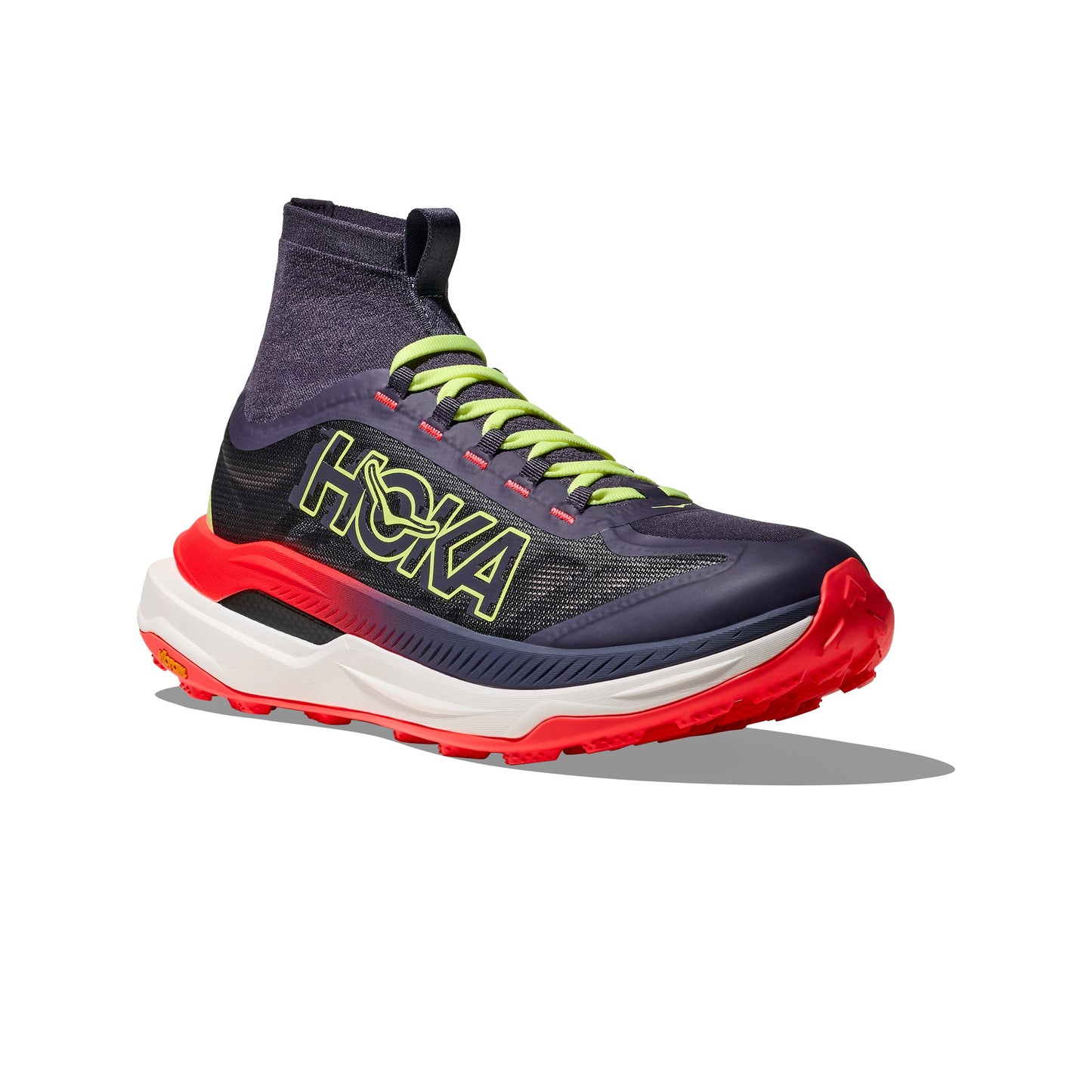 Hoka Tecton X 3 | Squid Ink / Neon Flame | Mens
