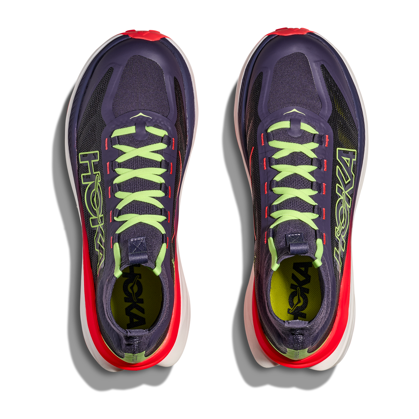 Hoka Tecton X 3 | Squid Ink / Neon Flame | Mens