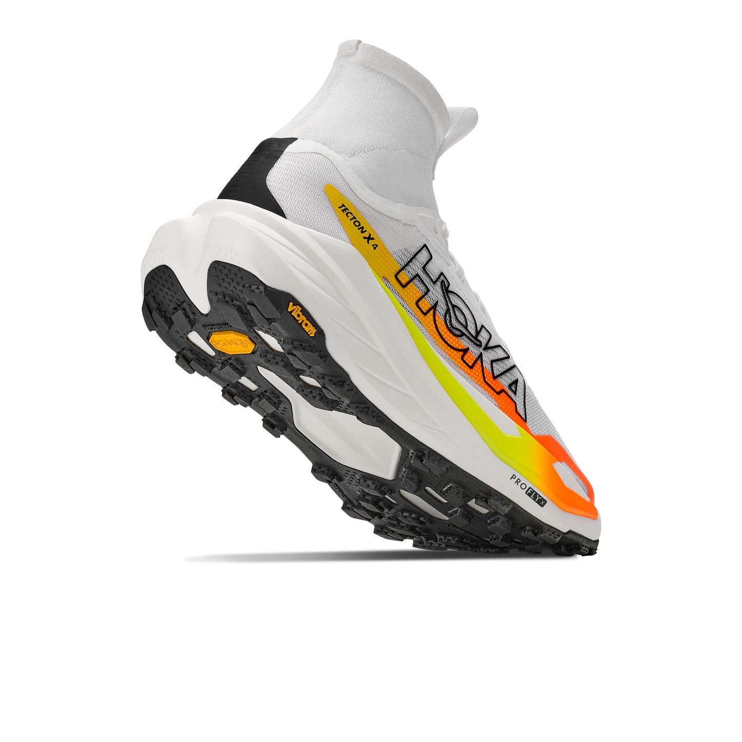 Hoka Tecton X 4 | Frost / Neon Tangerine | Mens