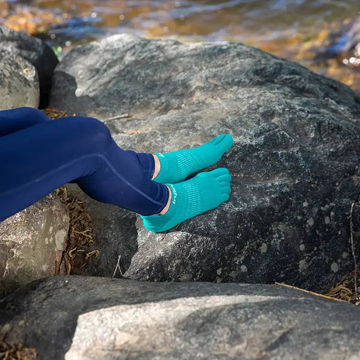 Injinji Run Sock | Lightweight | No Show | Atlantis | Womens