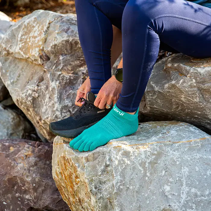 Injinji Run Sock | Lightweight | No Show | Atlantis | Womens