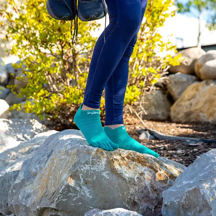 Injinji Run Sock | Lightweight | No Show | Atlantis | Womens