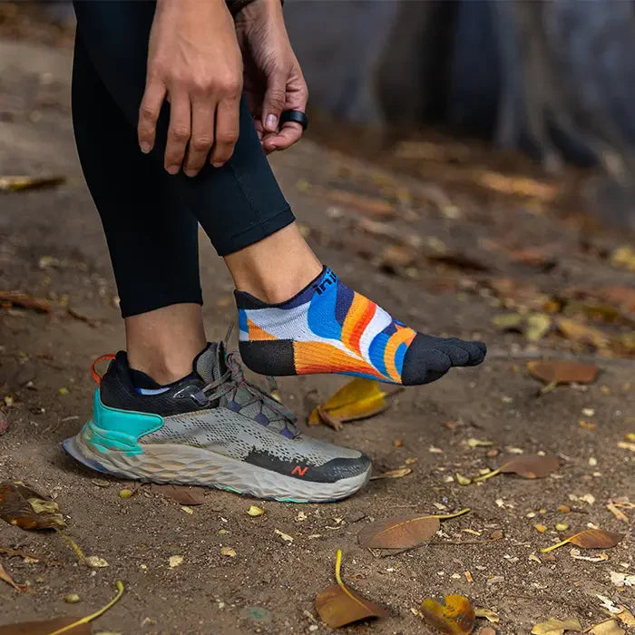 Injinji Run Sock | Lightweight | No Show | Botanic | Womens
