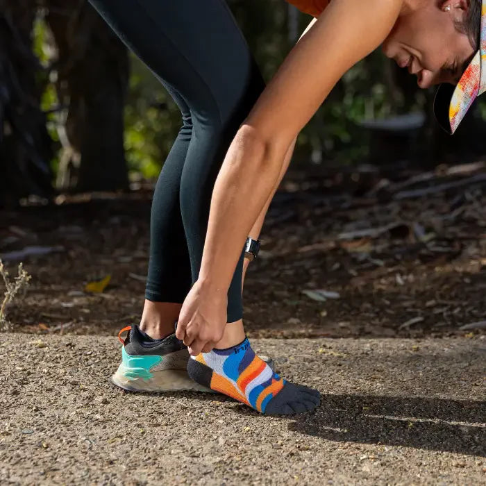 Injinji Run Sock | Lightweight | No Show | Botanic | Womens