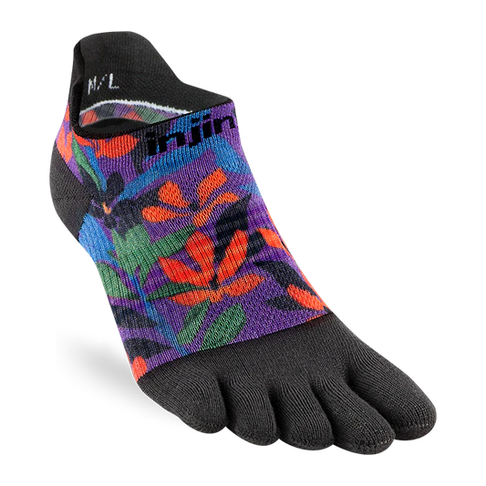 Injinji Run Sock | Lightweight | No Show | Tropical | Womens