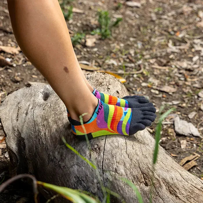 Injinji Run Sock | Lightweight | No Show | Verdure | Womens