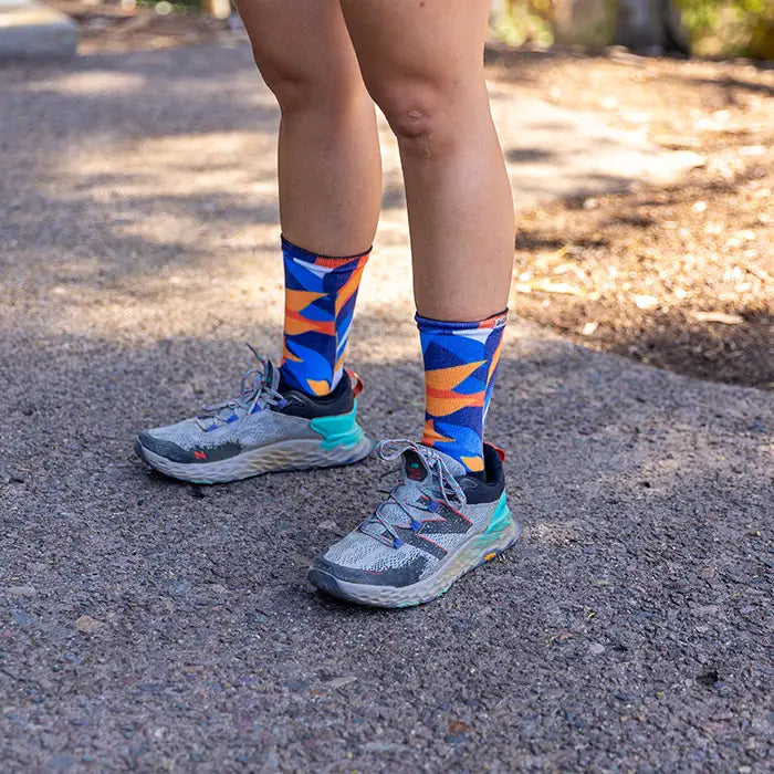 Injinji Trail Sock | Midweight | Crew Length | Botanic | Womens