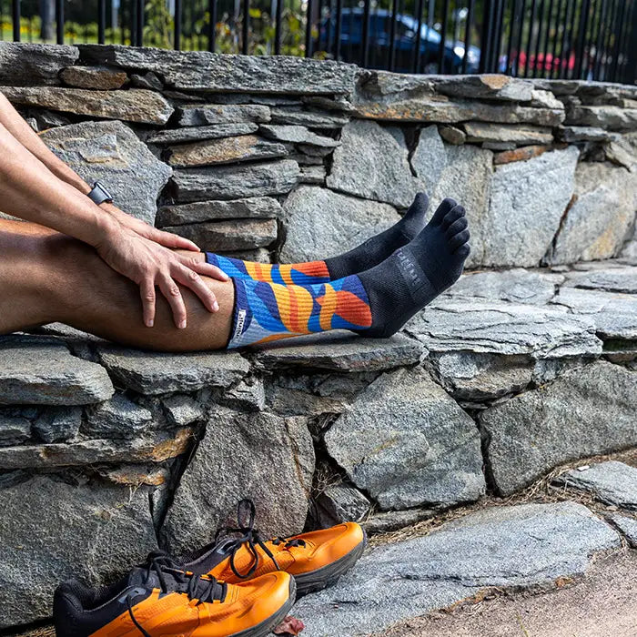 Injinji Trail Sock | Midweight | Crew Length | Botanic