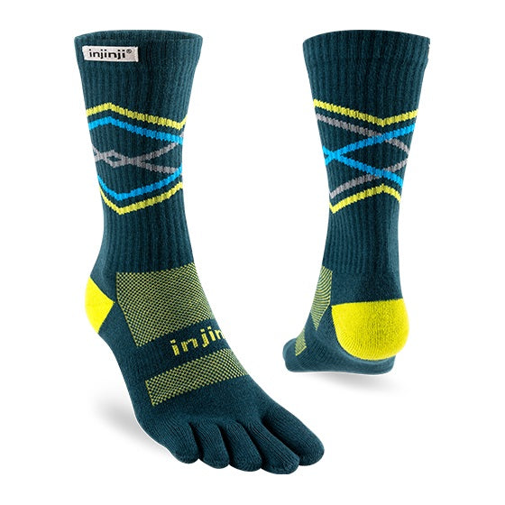 Injinji Trail Sock | Midweight | Crew Length | Eclipse