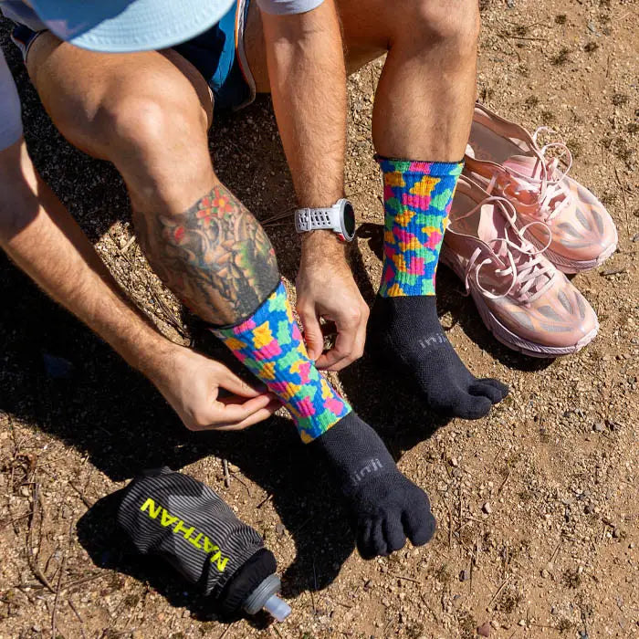 Injinji Trail Sock | Midweight | Crew Length | Gummy Bears