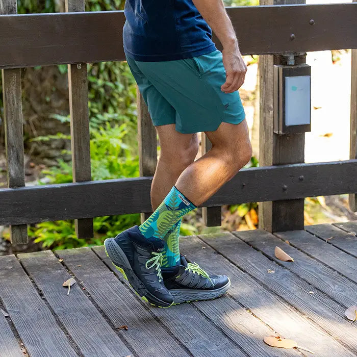 Injinji Trail Sock | Midweight | Crew Length | Jungle
