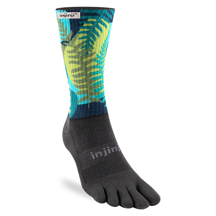 Injinji Trail Sock | Midweight | Crew Length | Jungle