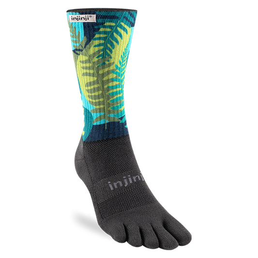 Injinji Trail Sock | Midweight | Crew Length | Jungle