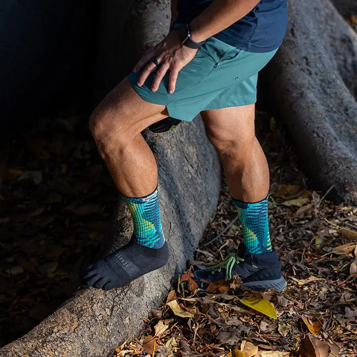 Injinji Trail Sock | Midweight | Crew Length | Jungle