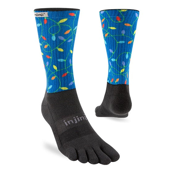 Injinji Trail Sock | Midweight | Crew Length | Lights