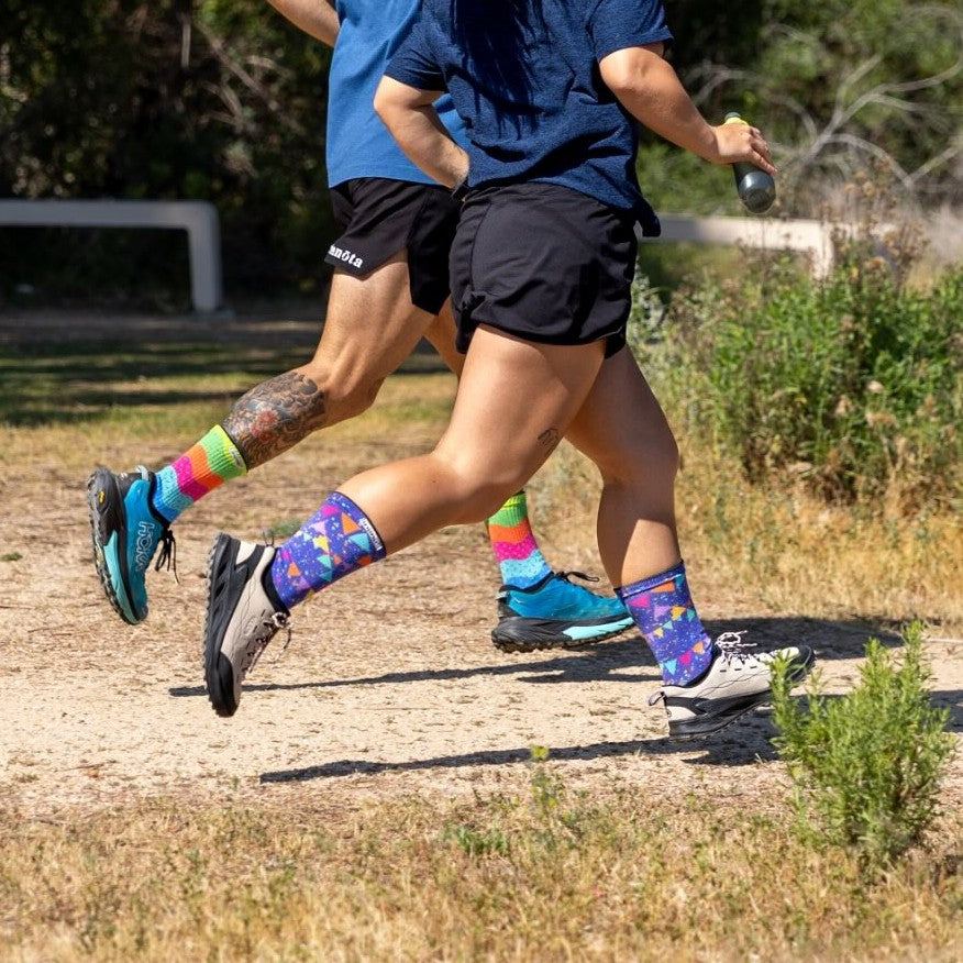 Injinji Trail Sock | Midweight | Crew Length | Sprinkles
