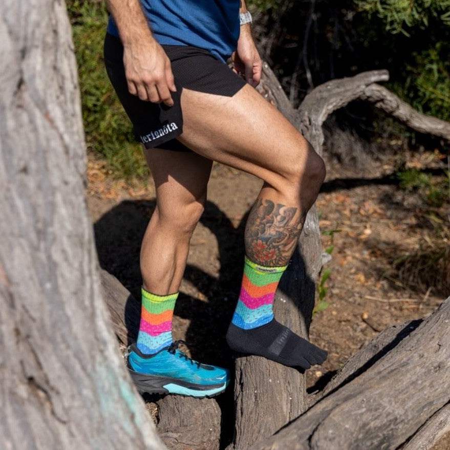 Injinji Trail Sock | Midweight | Crew Length | Sprinkles