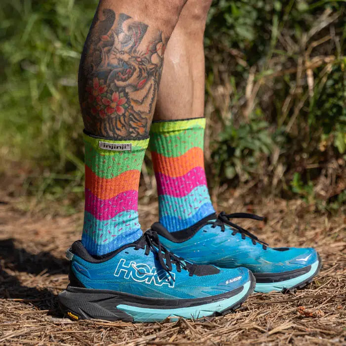 Injinji Trail Sock | Midweight | Crew Length | Sprinkles
