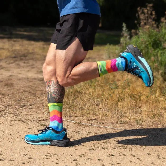 Injinji Trail Sock | Midweight | Crew Length | Sprinkles
