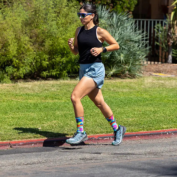 Injinji Trail Sock | Midweight | Crew Length | Verdure | Womens