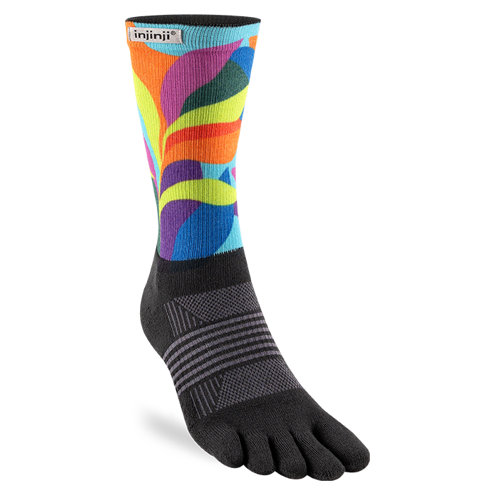Injinji Trail Sock | Midweight | Crew Length | Verdure | Womens