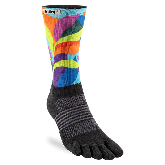 Injinji Trail Sock | Midweight | Crew Length | Verdure | Womens