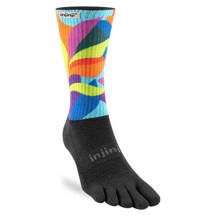Injinji Trail Sock | Midweight | Crew Length | Verdure